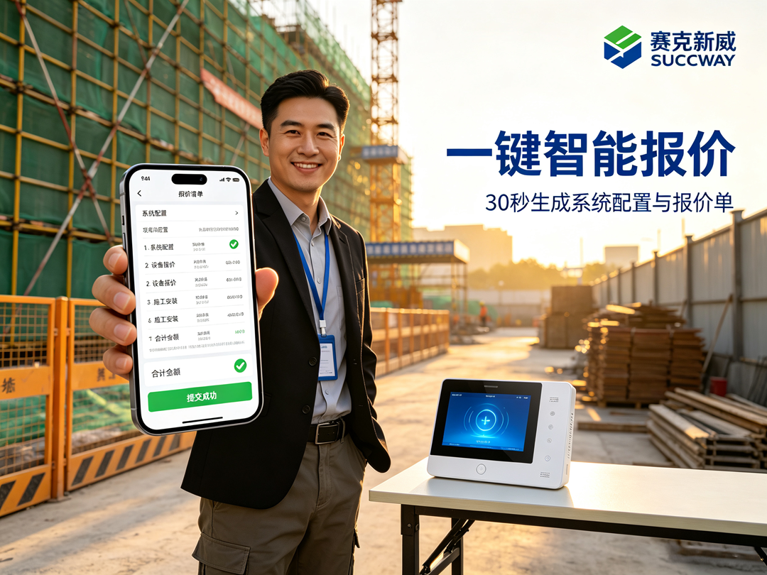告别繁琐报价，30秒一键生成楼宇对讲系统方案——赛克新威智能报价系统全新上线